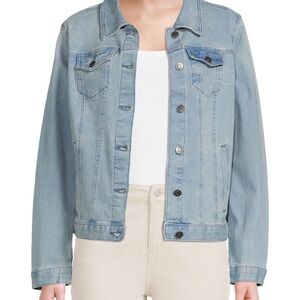 Time and Tru Light Blue Denim Jacket